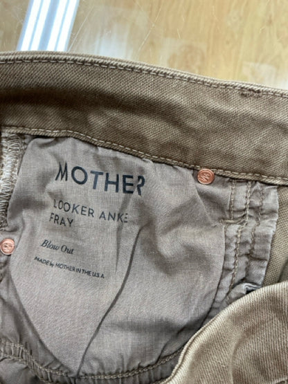 MOTHER The Looker Ankle Fray Distressed Jeans Size 6 - ONLINE ONLY