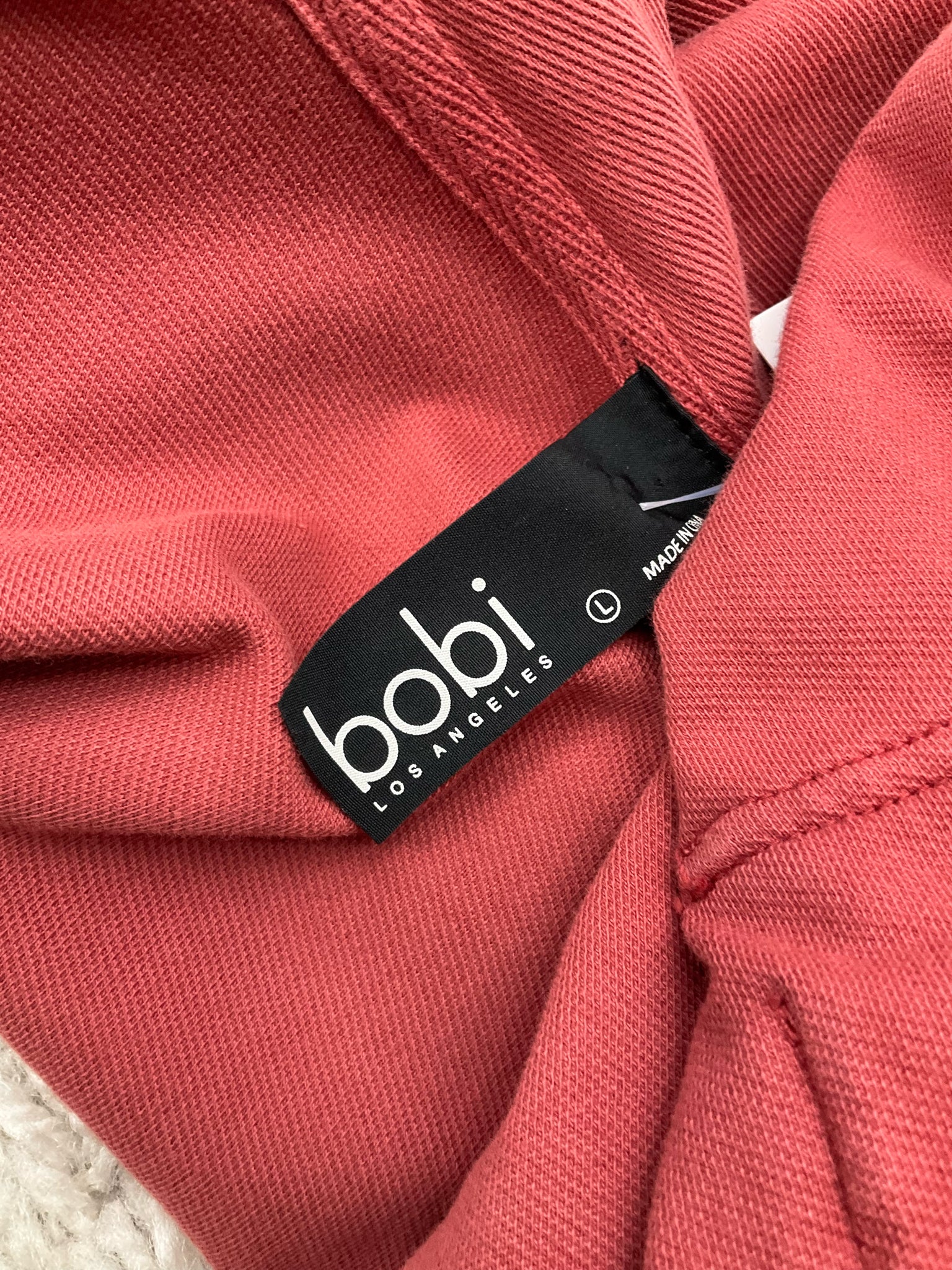 bobi Salmon Solid Pre-Owned Ladies Jacket - Size Large - Margaret’s Fine Consignment