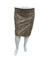 Chico's Camel Animal Skirt Size 16