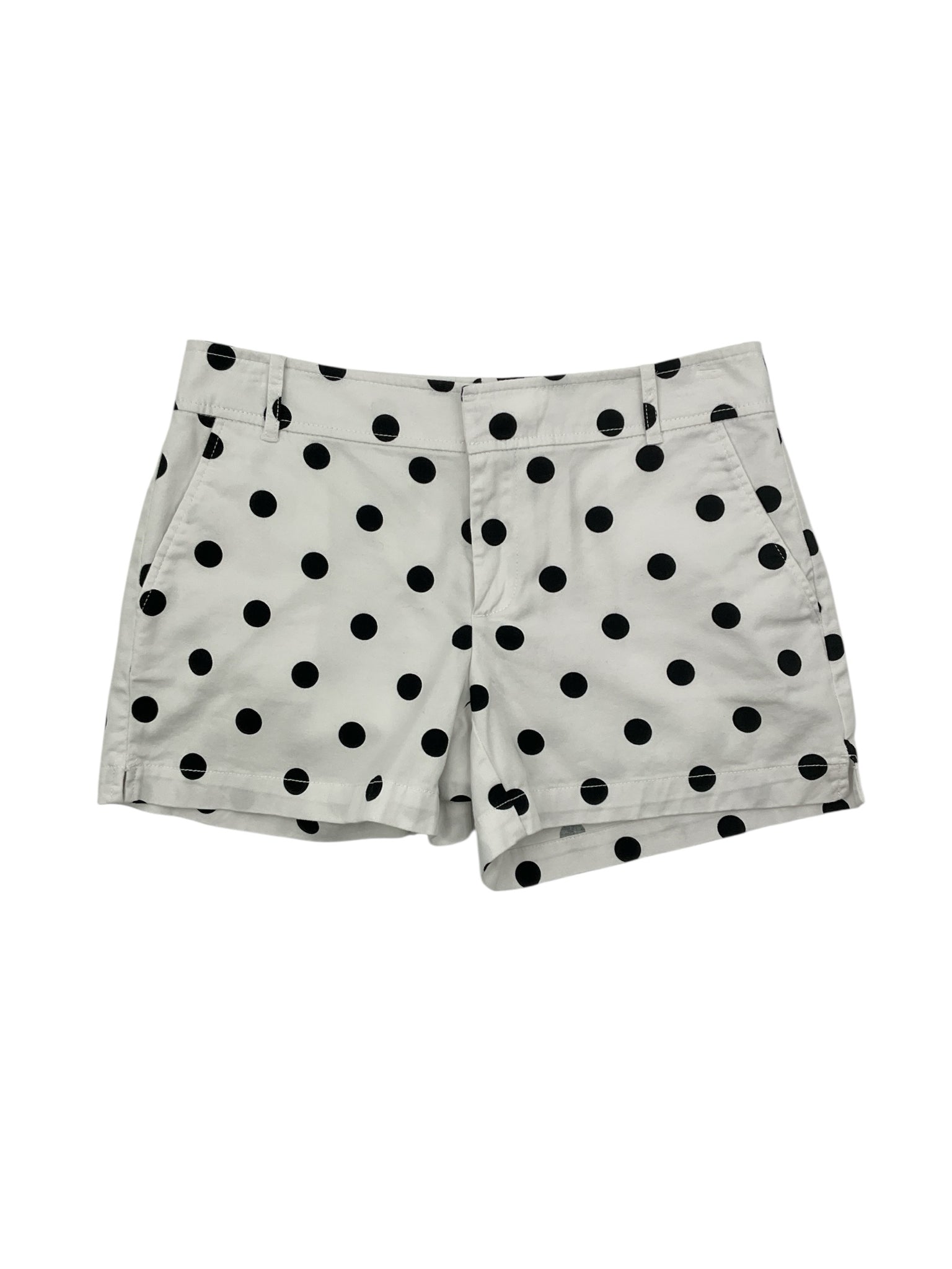 New York &amp; Co white/black Shorts Size 2 white/black Polka Dot Shorts - Size 2
