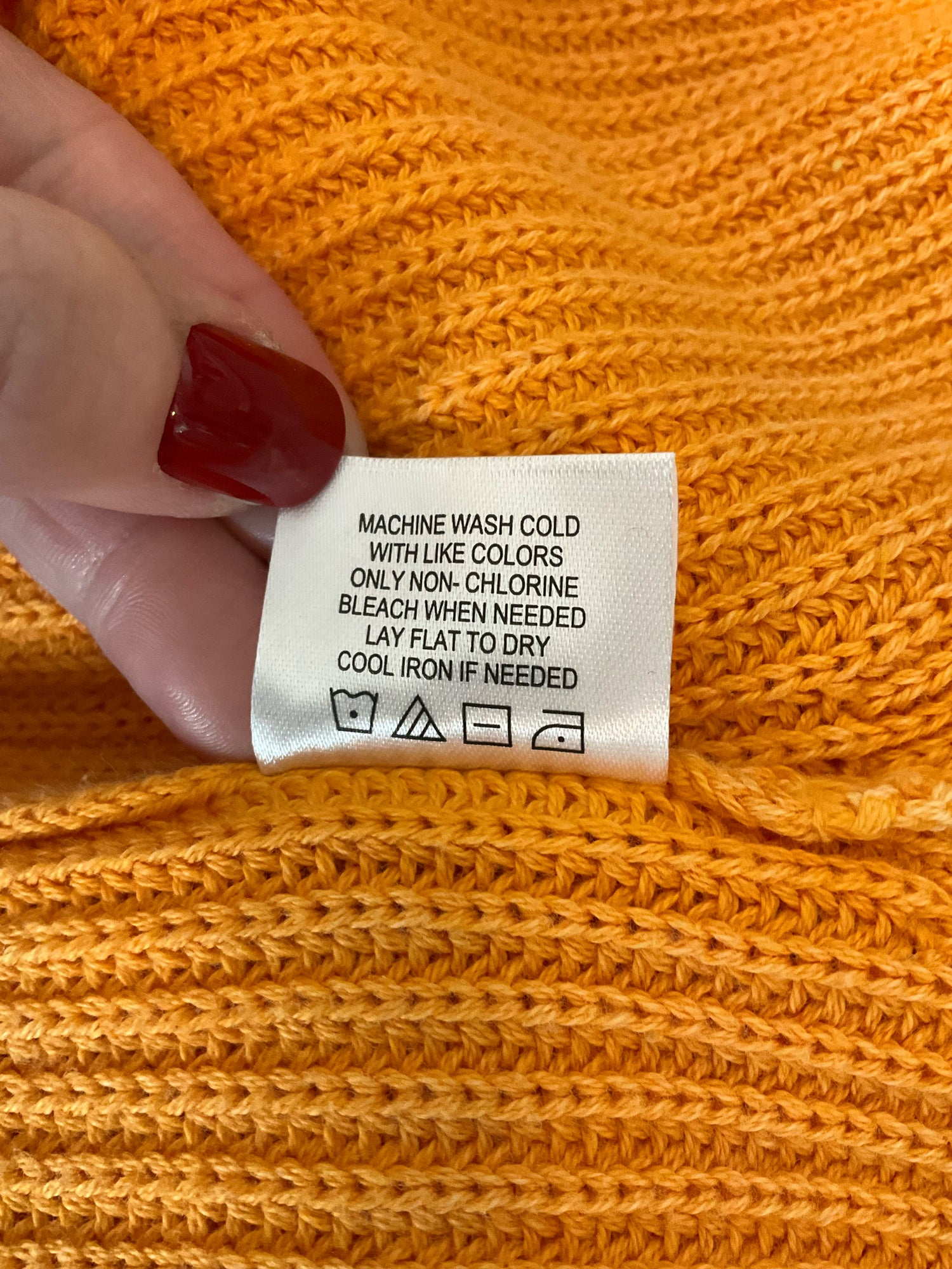 Tyler Boe Orange Long Sleeve V-Neck Ribbed Knit Cotton Sweater Orange Size XS NWT - Size XS