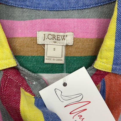 J Crew Rainbow Stripe Dress Size Small