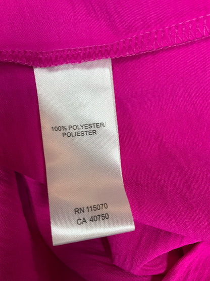 Nina Leonard Pink Tiered Surplice Maxi Dress Womens Size Large - ONLINE ONLY