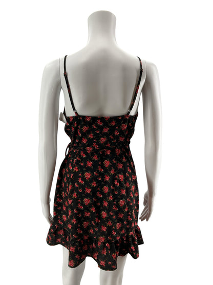 Free People French Quarter Floral Wrap Mini Dress Size XS