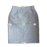 Ann Taylor tan/blue Skirt Size 2 tan/blue Stripe Pre-Owned Ladies Skirt - Size 2