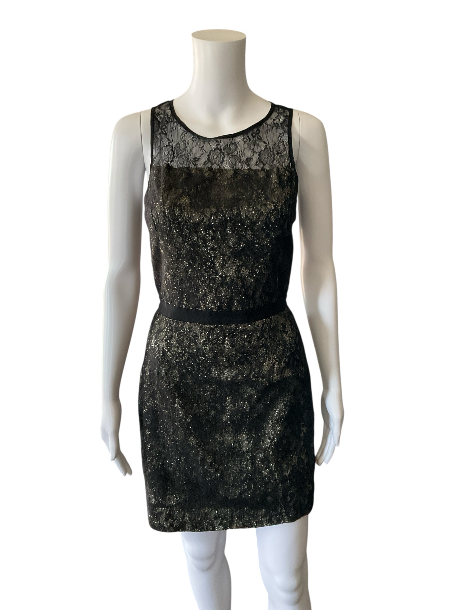 Sachin &amp; Babi Black Sparkle Pre-Owned Ladies Dress - Size 4