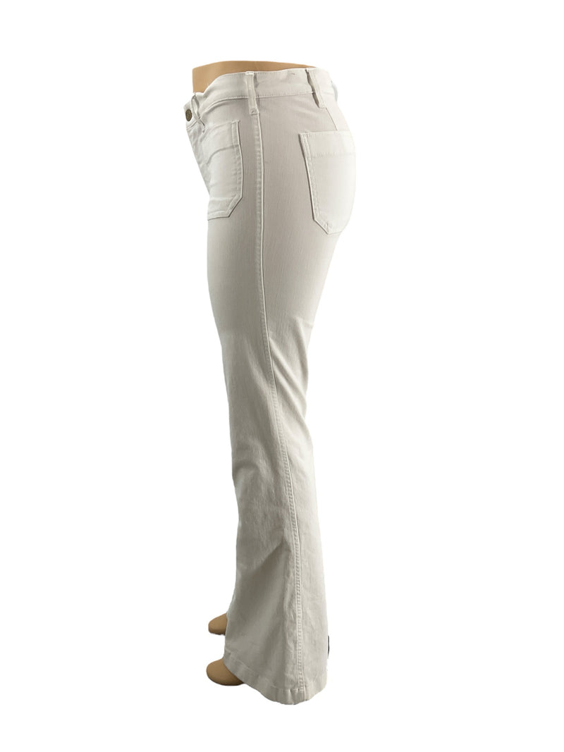 Gap White High-Rise Flare Jeans – Size 4, Excellent Condition - Margaret’s Fine Consignment
