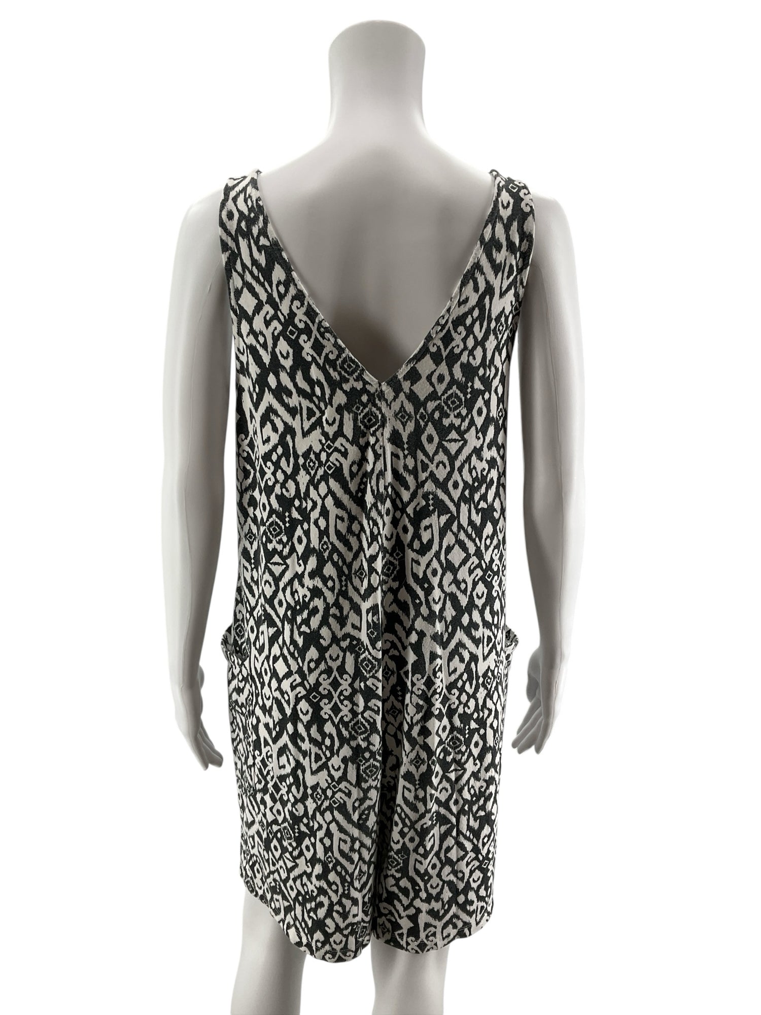 Kinesis Tribal Print V-Neck Sleeveless Romper | Size Small