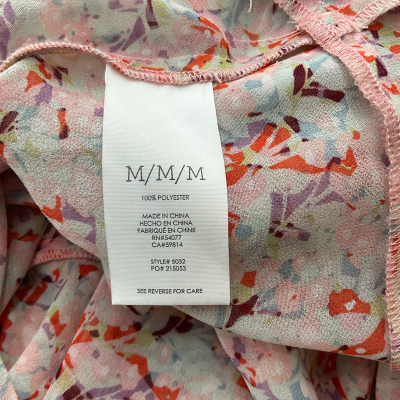 Cabi Pink/Multi Floral Pre-Owned Ladies Top - Size Medium - Margaret’s Fine Consignment