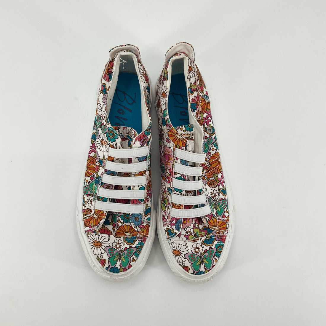 Blowfish Play Wildflower Canvas Floral Slip-On Sneakers Size 8