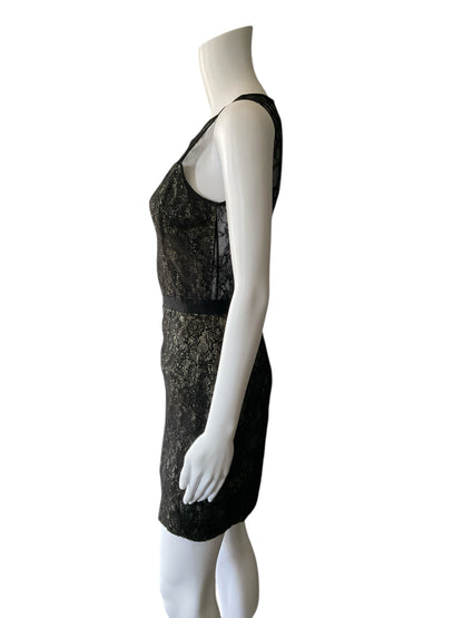 Sachin &amp; Babi Black Sparkle Pre-Owned Ladies Dress - Size 4