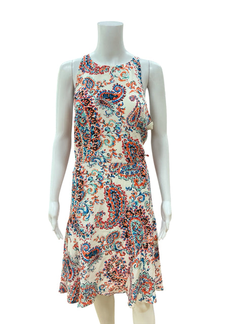 Shoshanna Penelope Paisley Print 100% Silk Dress Size 12