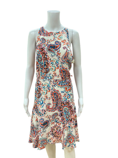 Shoshanna Penelope Paisley Print 100% Silk Dress Size 12