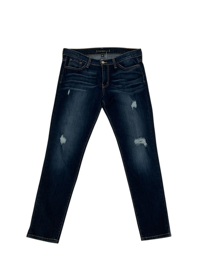 Flying Monkey Platinum Mid Rise Distressed Skinny Jeans Size 6