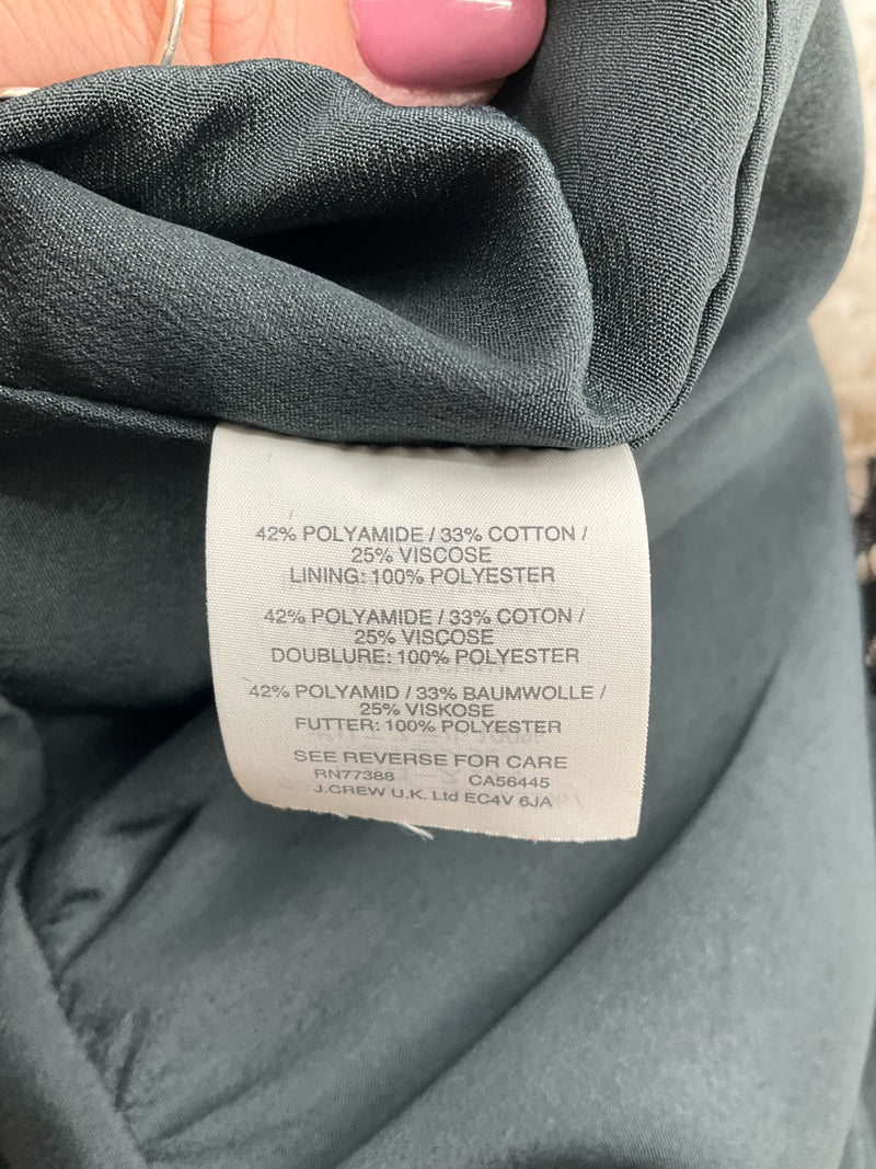 J Crew Black/Navy Lace Pre-Owned Ladies Top - Size 4T