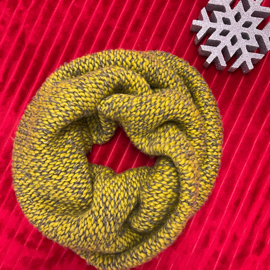 loft yellow/gray scarf