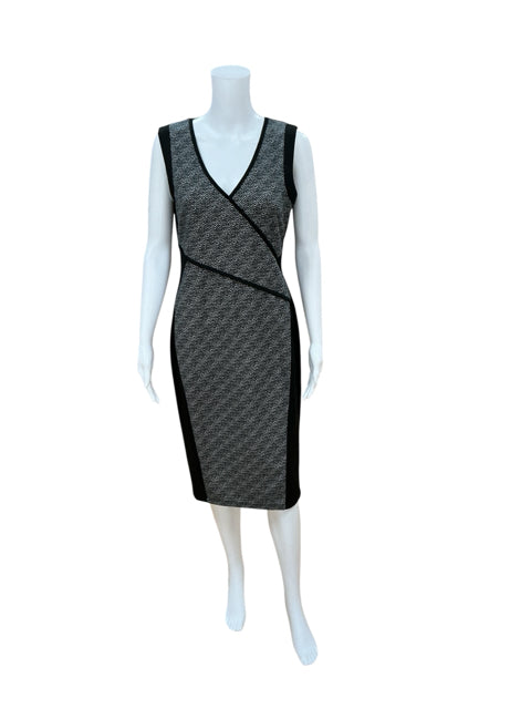 Spense Black/White Print Pre-Owned Ladies Dress - Size 6 - Margaret’s Fine Consignment