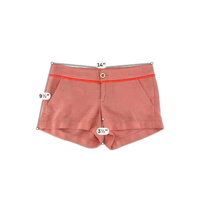 Lily Pulitzer Size 2 orange/ecru Heathered Shorts