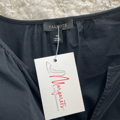 Talbots Black Solid Ladies Pre-Owned Dress- Size 10 - Margaret’s Fine Consignment