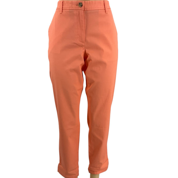 Talbots Orange Solid Pre-Owned Ladies Pants - Size 8 - Margaret’s Fine Consignment