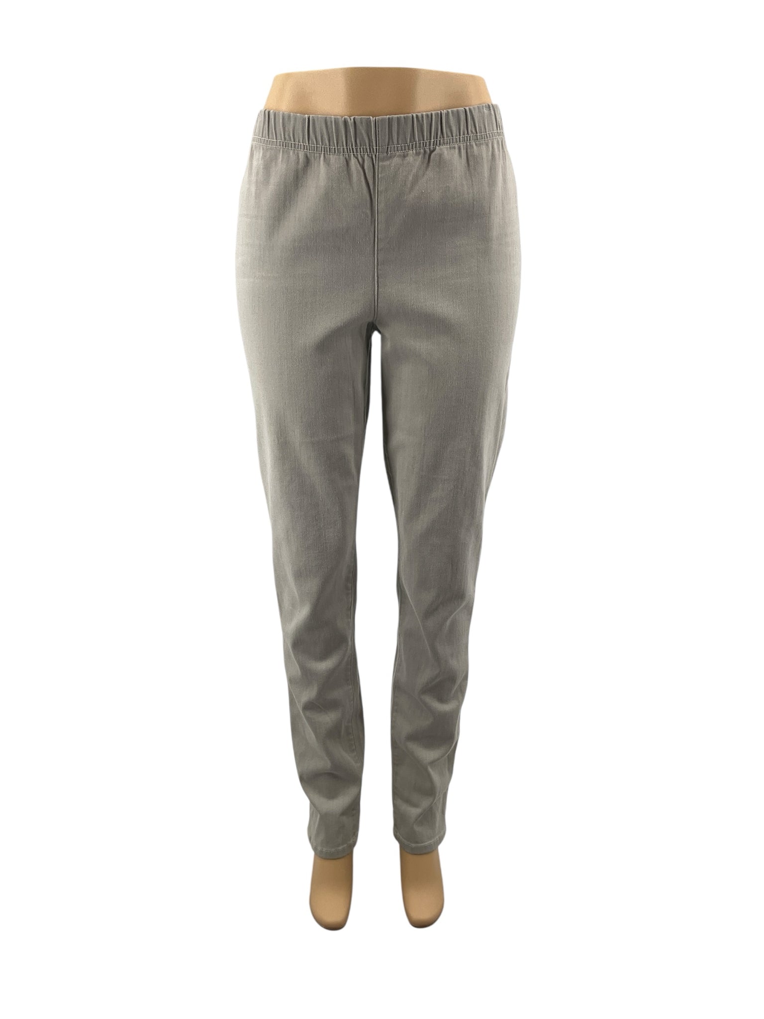 Eileen Fisher Gray Organic Cotton Stretch Jersey Pull-On Pants Size Small