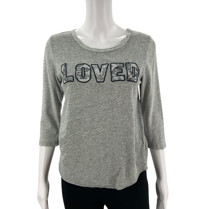 J. Crew Gray Solid Short Sleeve Top – Size Small, Excellent Pre-Owned - Margaret’s Fine Consignment