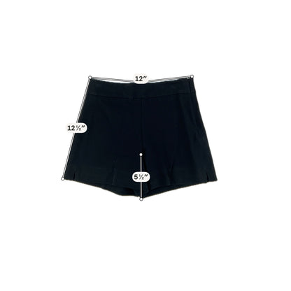 Gap Black High-Waisted, Side-Zip, Skort, Tailored, Minimalist, Preppy Size 2 Black Solid Shorts - Size 2