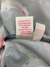 Aryeh Navy/white/pink Sleeveless Navy/white/pink Print Pre-Owned Ladies Dress - Size Small - Size S