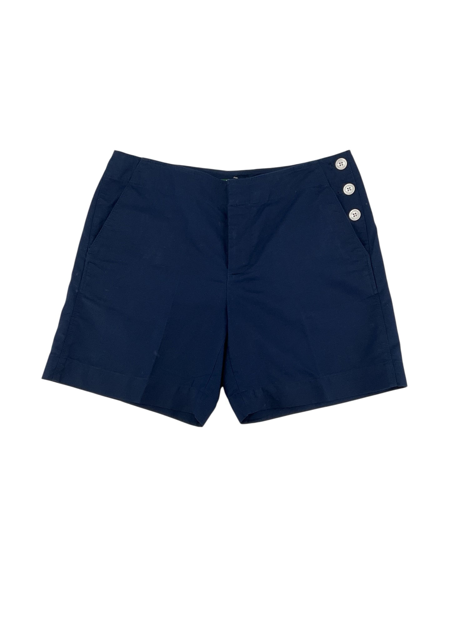 Lauren Ralph Lauren Nautical Cotton Shorts Size 4 Navy