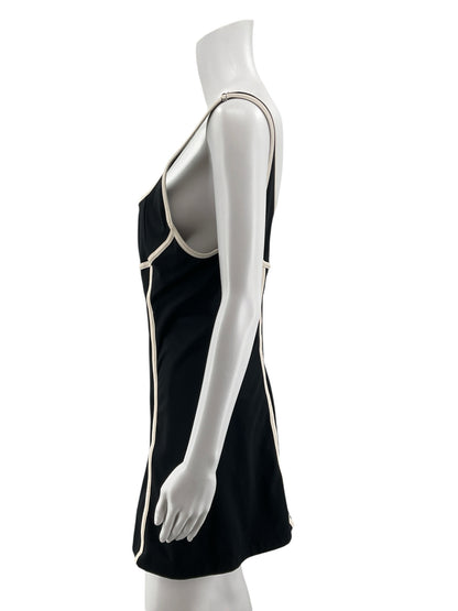 Daily Practice by Anthropologie Contrast-Trim Athleisure Mini Dress Size Large - ONLINE ONLY