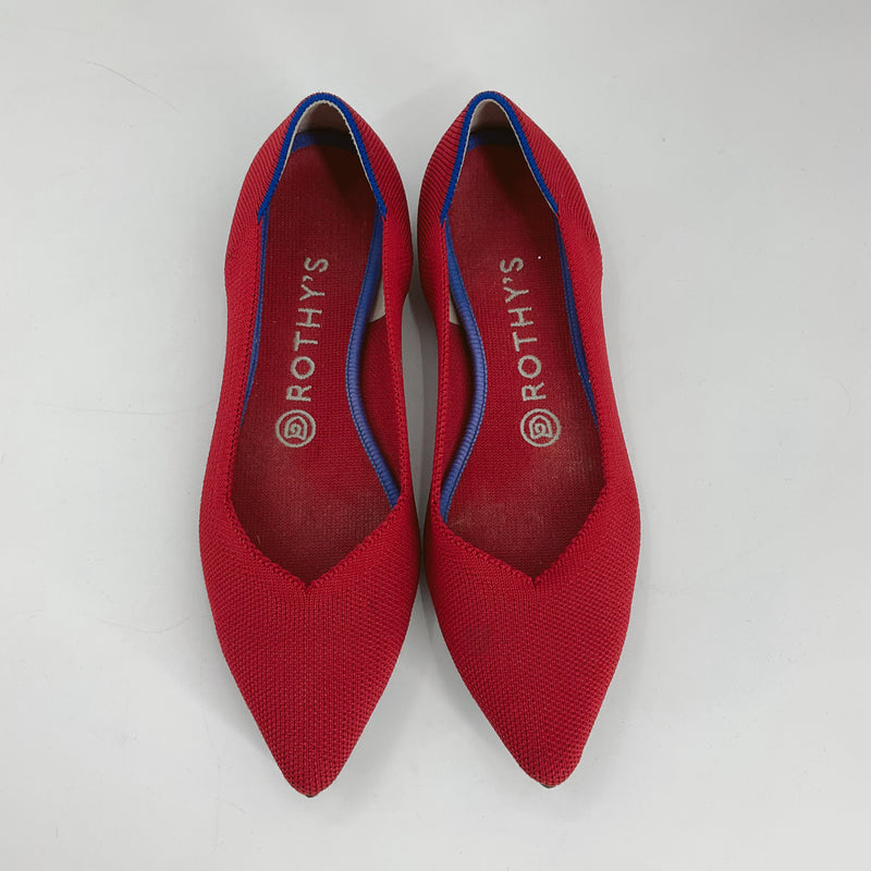 Rothy Red Ladies Pre-Owned Ladies Flats - Size 7.5 - Margaret’s Fine Consignment