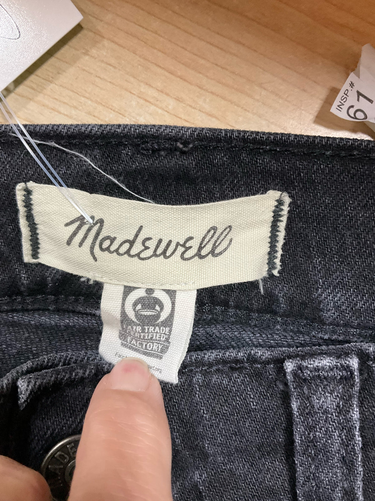 Madewell The Mid-Rise Perfect Vintage Jean in Black - Size 4 - ONLINE ONLY
