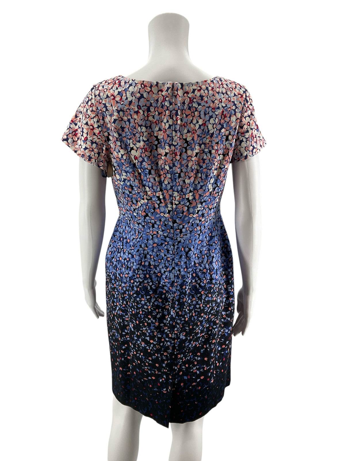 Talbots Petites Floral Ombré Sheath Dress Size 4 Petite