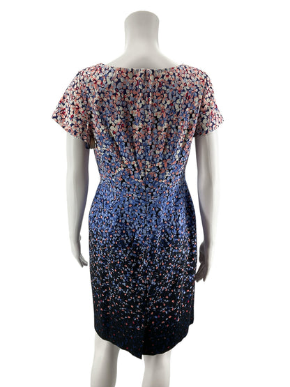 Talbots Petites Floral Ombré Sheath Dress Size 4 Petite