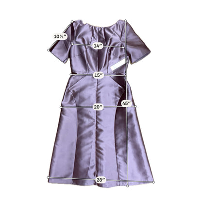 Kay Unger mauve Dress Size 12 mauve Solid Pre-Owned Ladies New With Tags Dress - Size 12