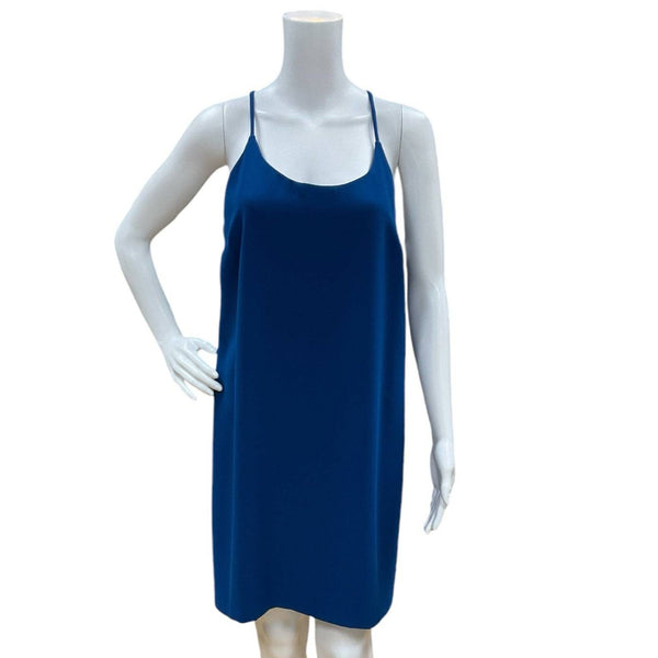Fifteen Twenty Blue Solid Ladies Pre-Owned Dress - Size Small - Margaret’s Fine Consignment