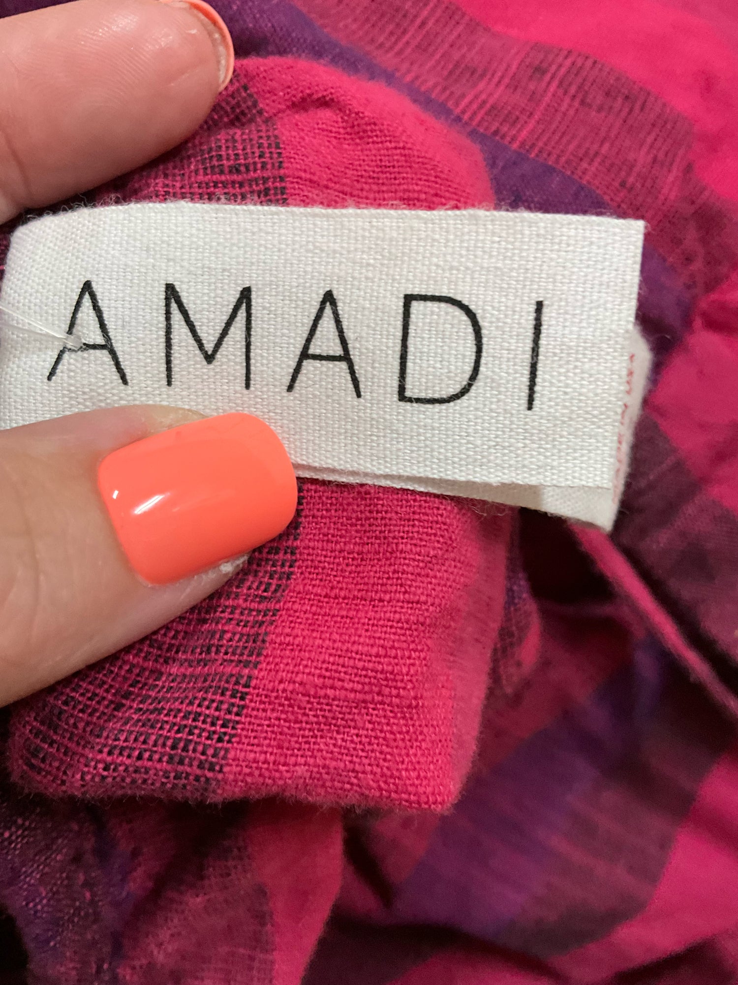 Amadi Anthropologie Tiered Striped Romper Cotton Linen Pink Purple XS