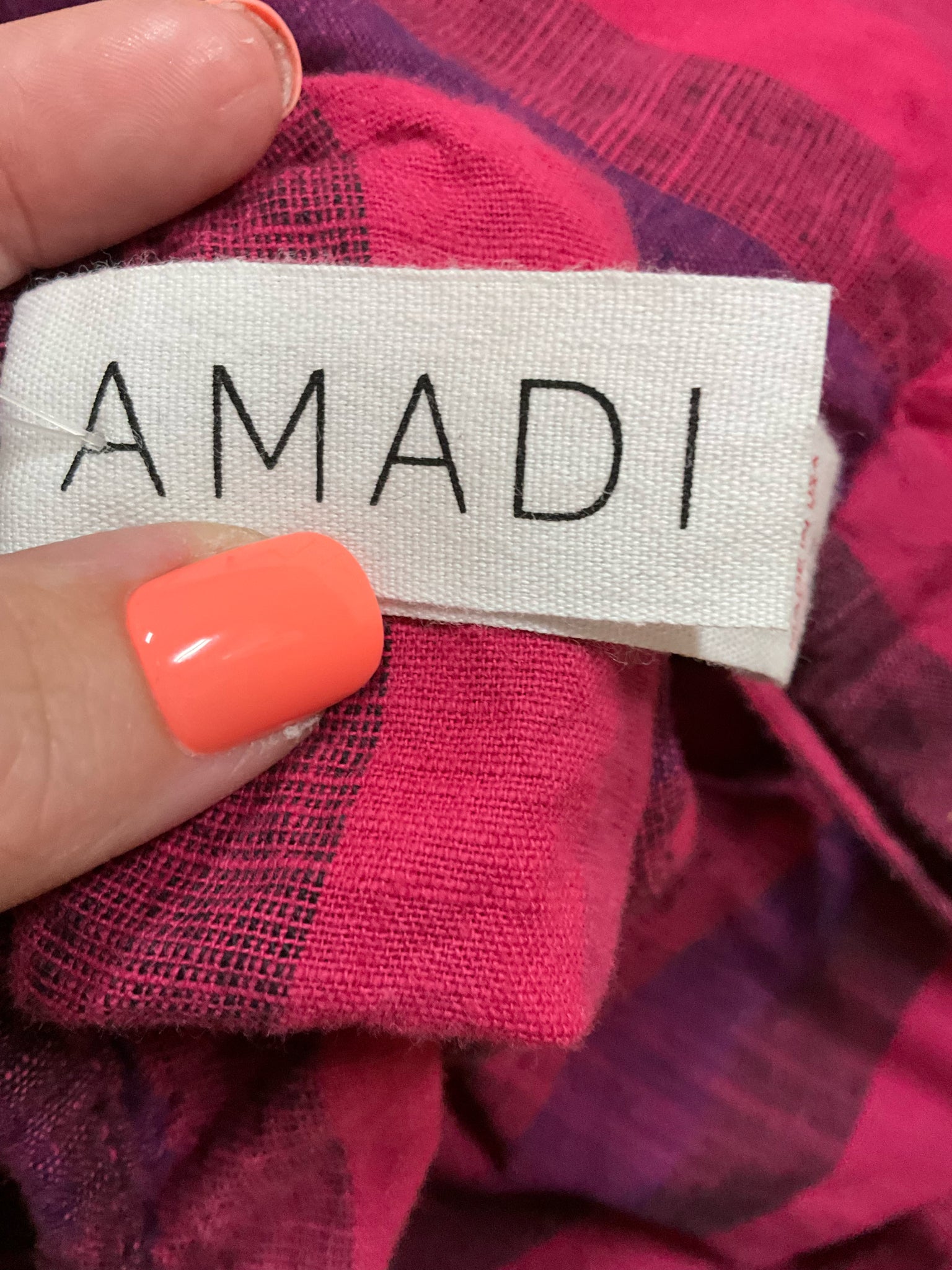 Amadi Anthropologie Tiered Striped Romper Cotton Linen Pink Purple XS