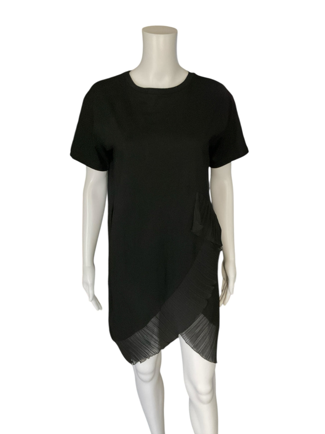 Joh Black Solid Pre-Owned Ladies New With Tags Dress - Size XS