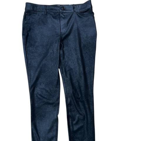 Chico's Black Faux Suede Pre-Owned Ladies Pants - Size 2 - Margaret’s Fine Consignment
