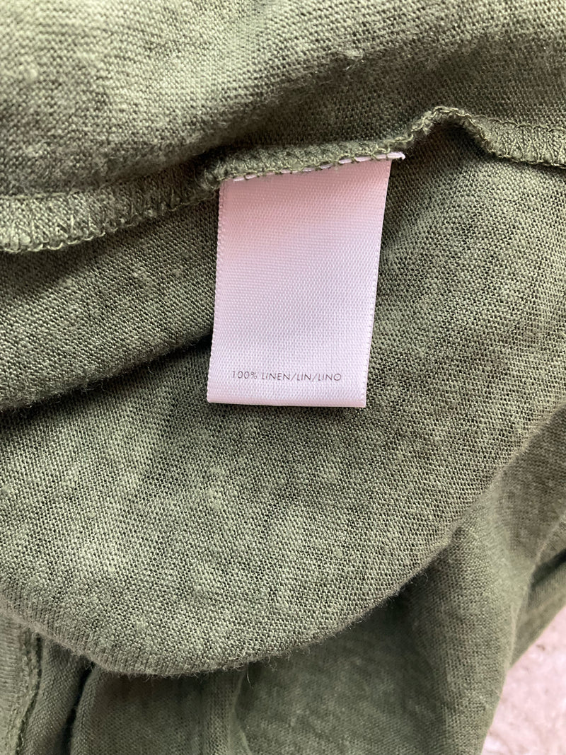 Ann Taylor Green Solid Pre-Owned Ladies Top - Size XS