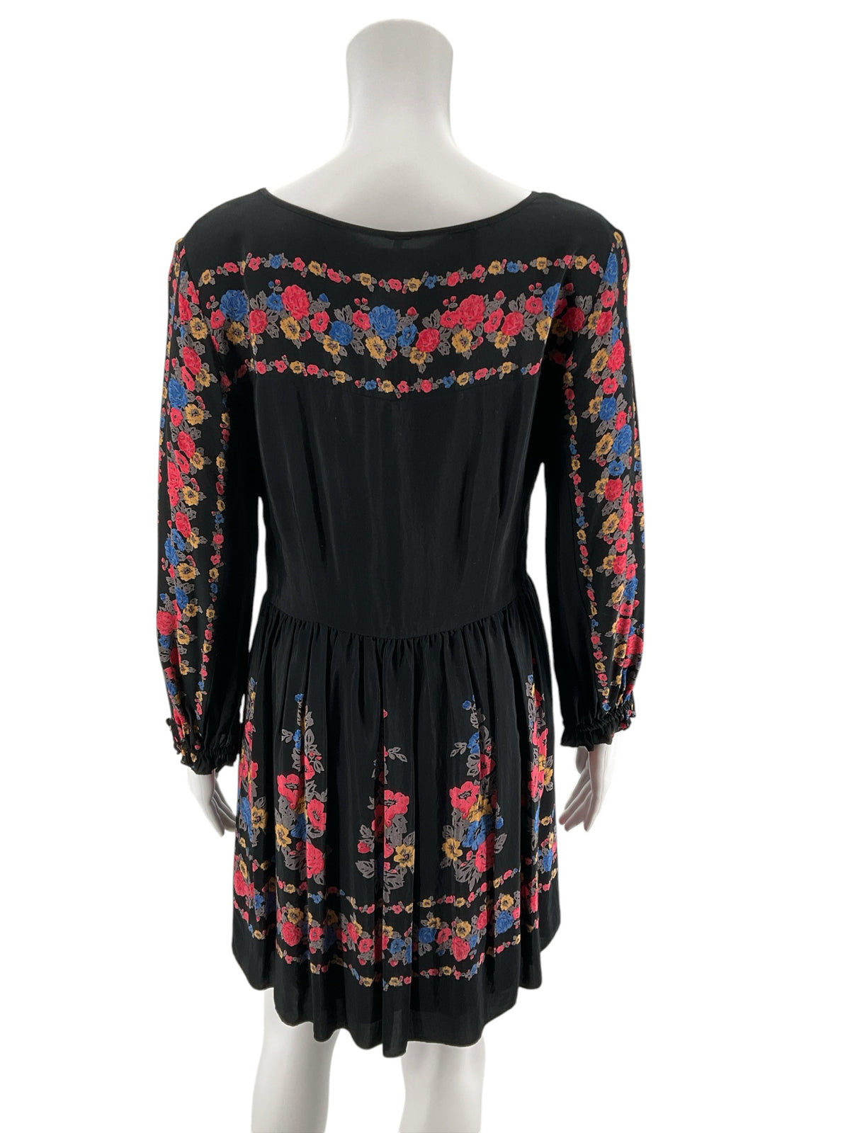 Free People Shake It Floral Tiered Mini Dress Tunic Size 8