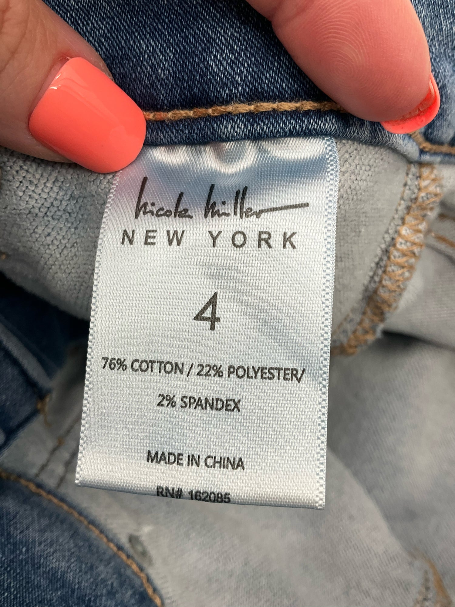 Nicole Miller Blue Shorts Size 4 Blue Denim Shorts - Size 4
