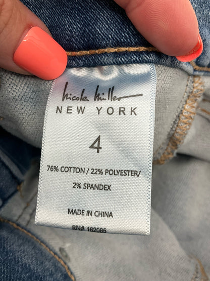 Nicole Miller Blue Shorts Size 4 Blue Denim Shorts - Size 4