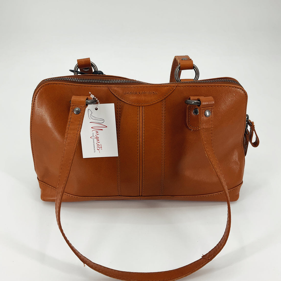 Spikes and Sparrow Camel Solid Pre-Owned Ladies Purse