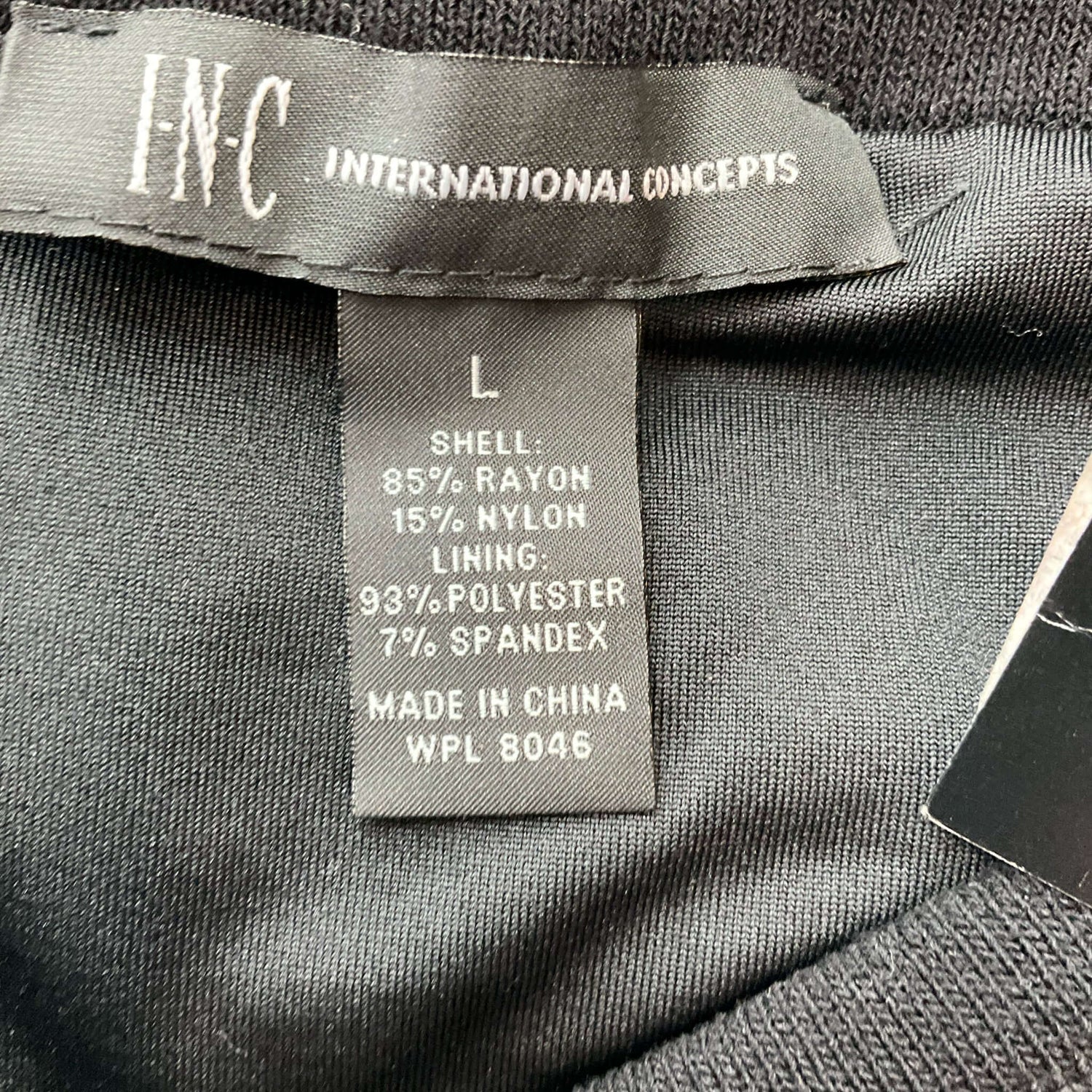 INC Black Waffle Knit Skirt – Size Large, Excellent Pre-Owned - Margaret’s Fine Consignment