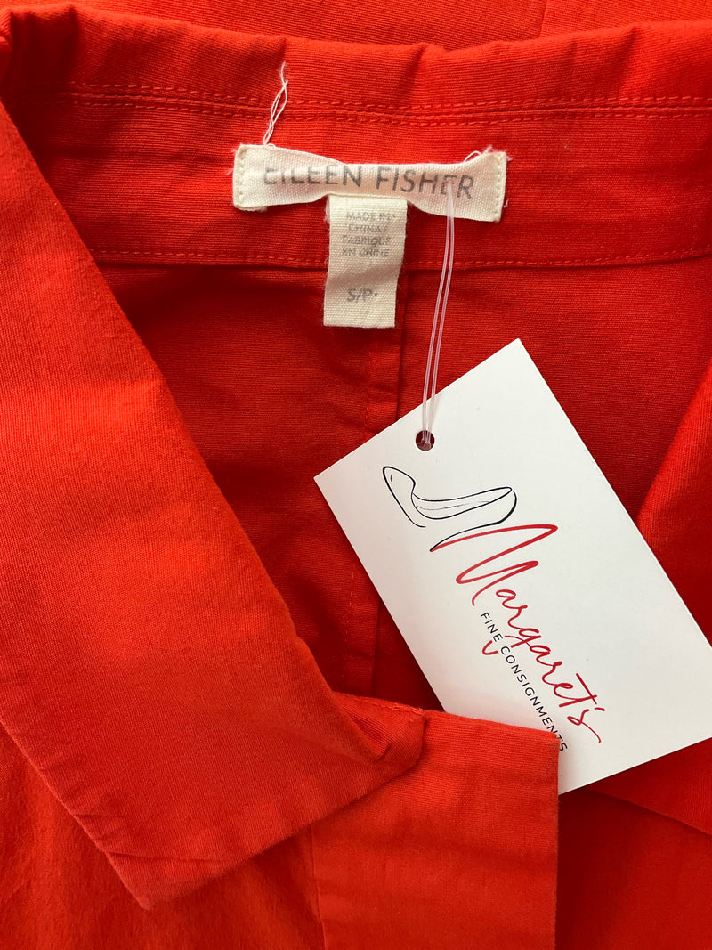 Eileen Fisher Orange Pre-Owned Ladies Dress - Size Small