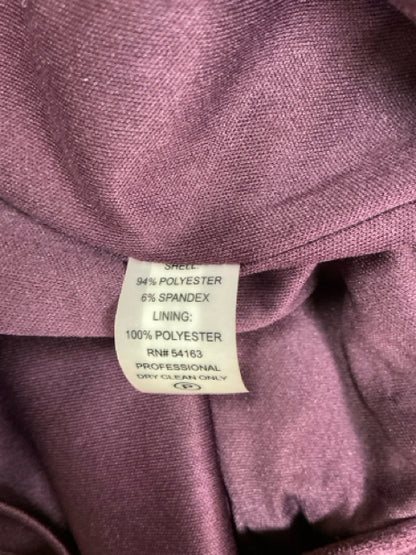 Calvin Klein Plum Faux Suede Sleeveless Sheath Dress | Size 10