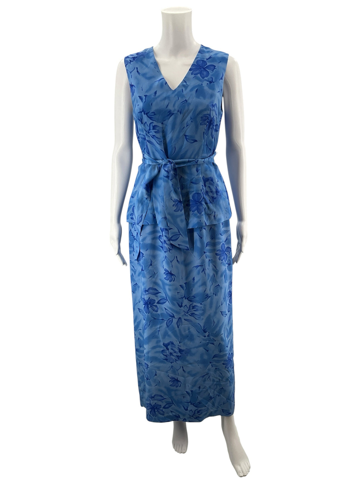 Spenser Jeremy Vintage 100% Silk Floral Two-Piece Dress Set Size 6 - ONLINE ONLY