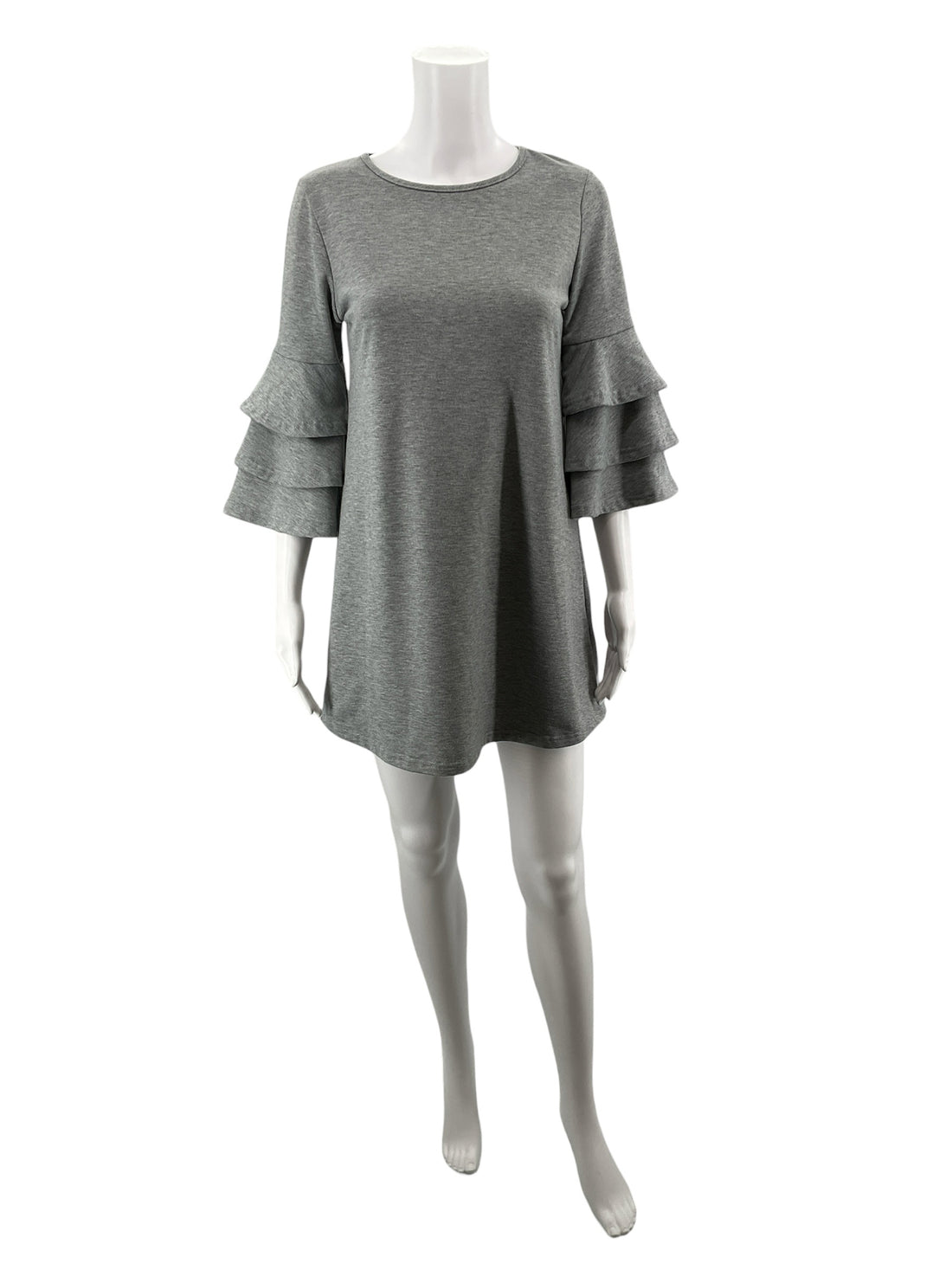 Simply Southern Gray Solid Pre-Owned Ladies Dress - Size Small - Margaret’s Fine Consignment